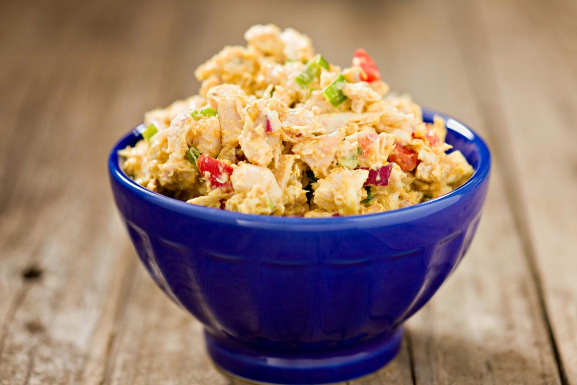 Use stevia in this hearty chopped chicken salad.
