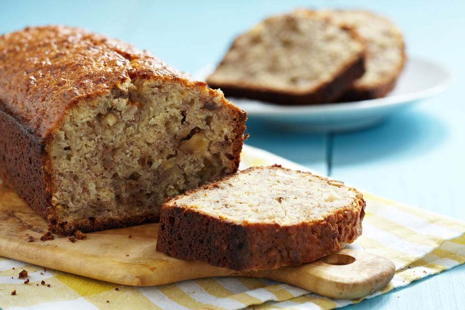 Substitute stevia for sugar in this banana walnut bread.