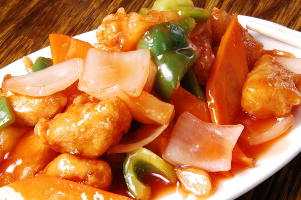 Sweet and Sour Pork Recipe Reduce the carbs in this Chinese stir fry recipe by using stevia.